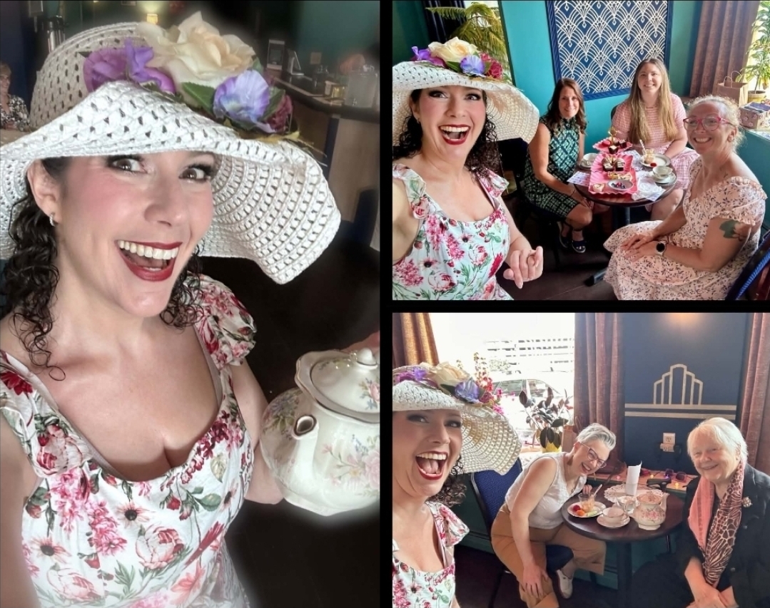 Our summer garden Tea party hosted by Laura Hodos.